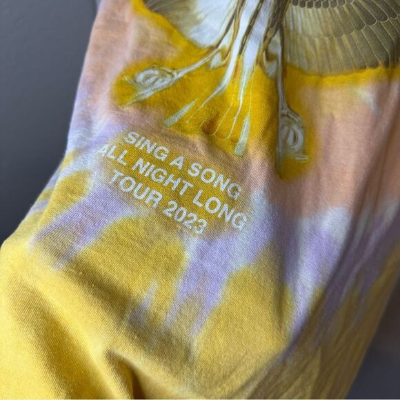 Earth Wind & Fire Tie Dye Sing A Song All Night Long Tour 2023 Graphic Tee Sz L - Picture 5 of 7